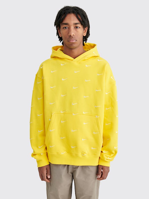 hoodie with nike logo all over